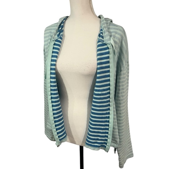 Columbia XL Striped Pullover Hoodie Soft zip up GUC - Picture 3 of 10